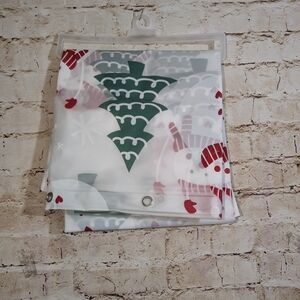 ♥️Snowman Christmas Peva Shower Curtain